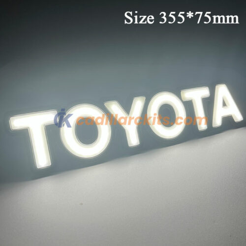 Dynamic White Toyota Led Letters