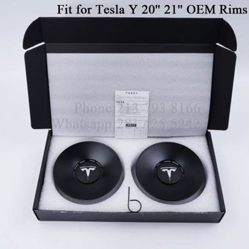 Tesla Model Y Floating Center Caps for 20'' 21'' OEM RIMS