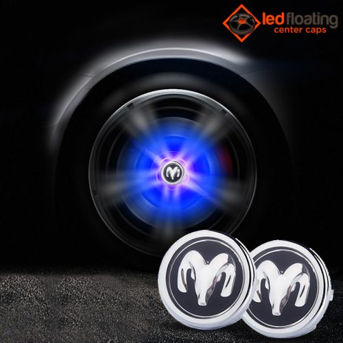 Custom Dodge Floating Center Caps for Stock Wheels or AfterMarket Rims
