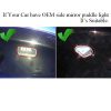 Mercedes C-Class W204 Side Mirror Puddle Lights - Image 3