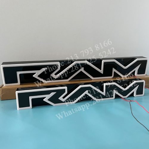 Dynamic Ram 1500 led Emblem For Ram Rebel Style Grille 1500/1500 TRX