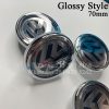 VW Floating Center Caps 70mm (Glossy Style)
