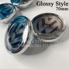 VW Floating Center Caps 70mm (Glossy Style)