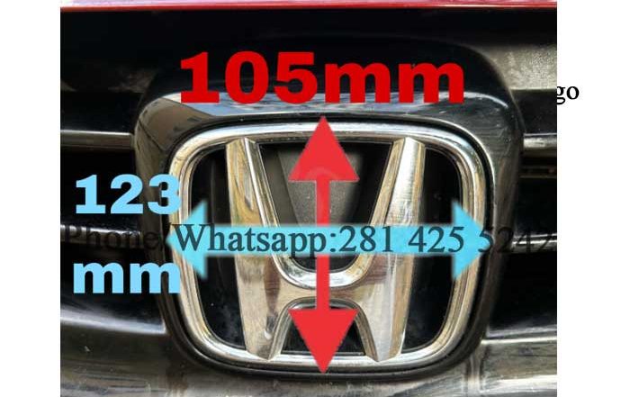 how to measure your oem Honda Emblem size