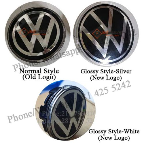 3B7601171XRW Volkswagen Floating Center Caps 65mm