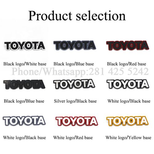 Toyota Letters for FJ Cruiser (2007–2014/2023)