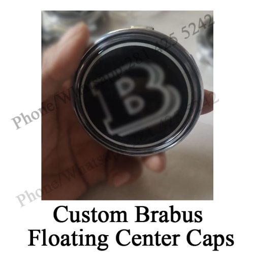 Custom Brabus Floating Center Caps 75mm for OEM Rims