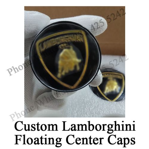 Custom Lamborghini Floating Center Caps