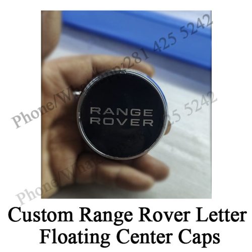 Custom Range Rover Letter Floating Center Caps 62mm