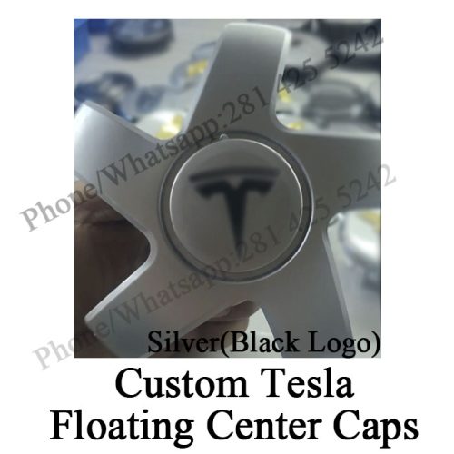 Custom Tesla Floating Center Caps