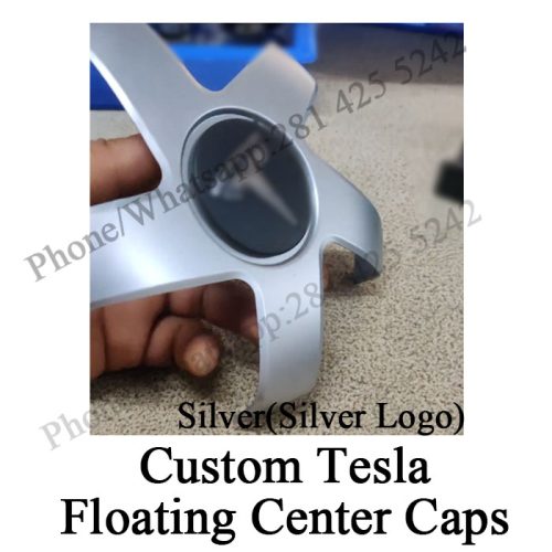 Custom Tesla Floating Center Caps
