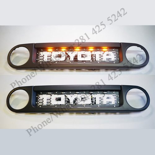 Toyota FJ Cruiser Letters Grille With LED Amber Light (2007–2014)