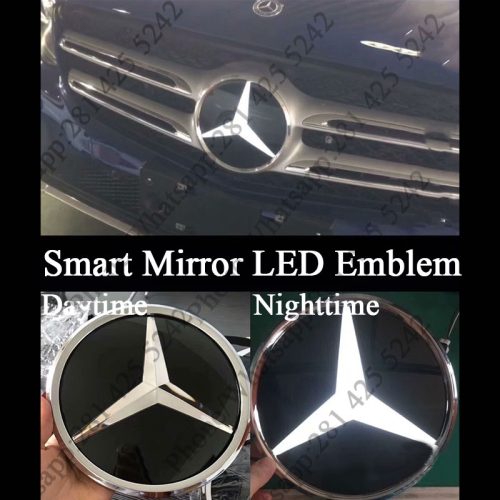 Mercedes Light up Emblem 205mm (Light Sensitive)