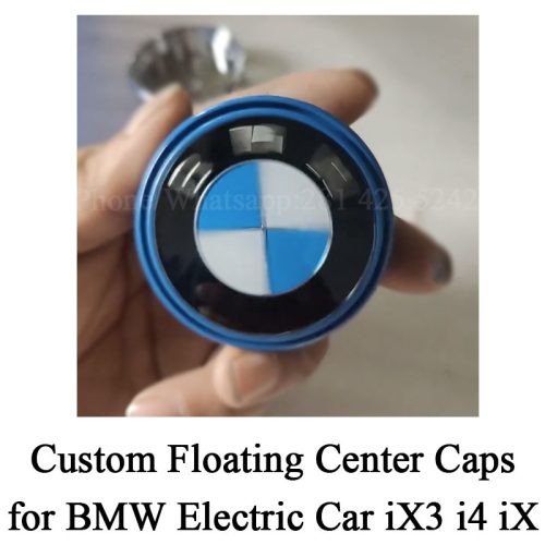 Custom Floating Center Caps for BMW Electric Car iX3 i4 iX (4Pcs)
