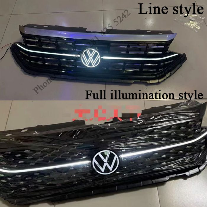 VW Light up Emblem equipped with ACC/Radar for Emergency Braking