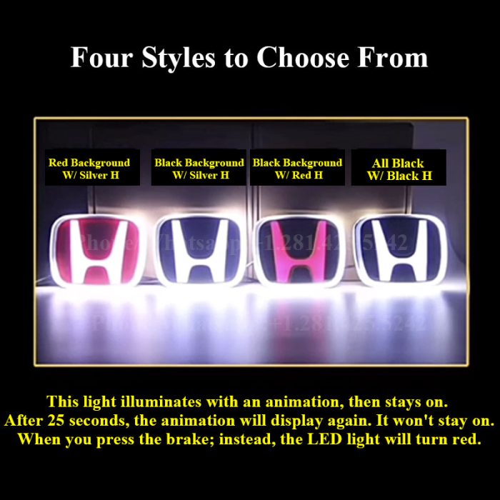 Honda Dual Light Led Embem - Image 2