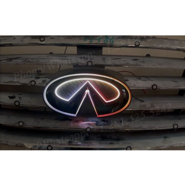 Multicolored LED Emblem for Infiniti G37 Coupe