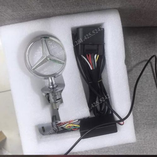 Illuminated Upright Hood Star Emblem for Mercedes-Benz C-Class, S-Class, GLE, GLS & GLC