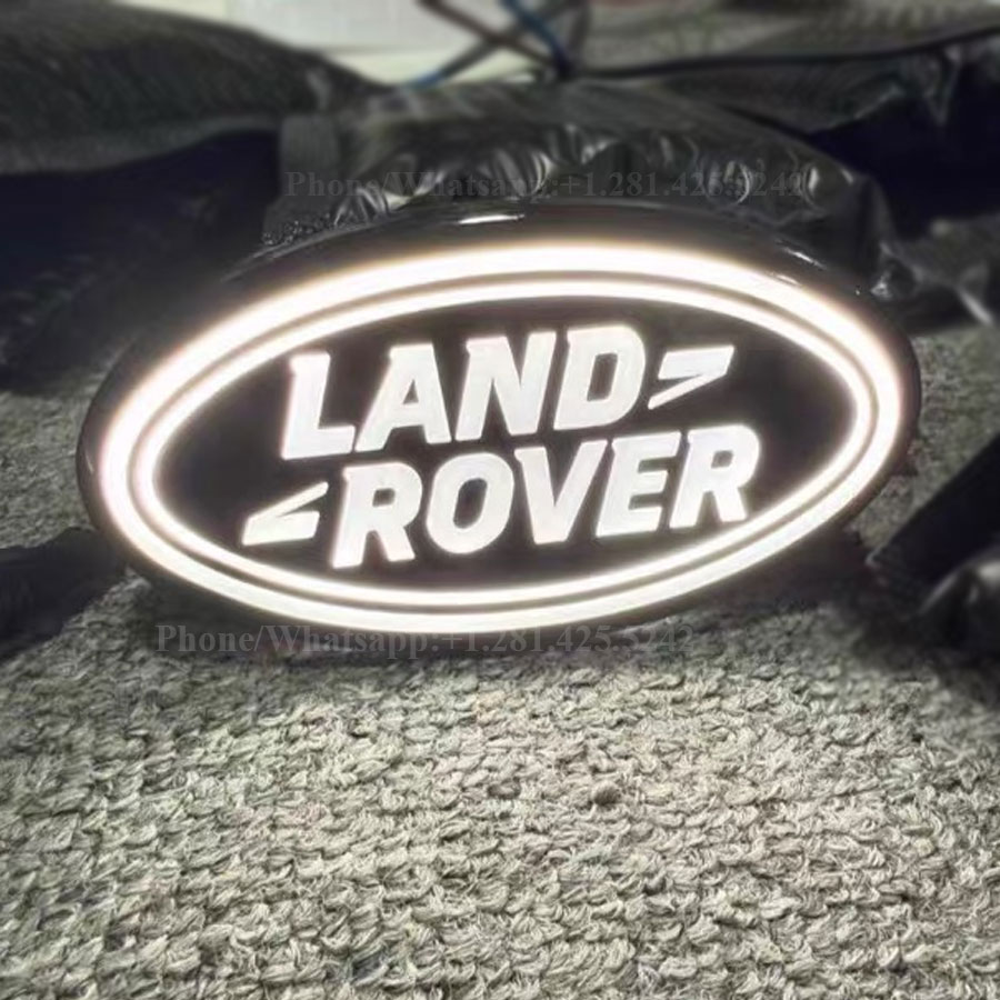 LED Grille & Emblem Light Kit for Land Rover Defender — Illuminated Front Badge & Grille Logo
